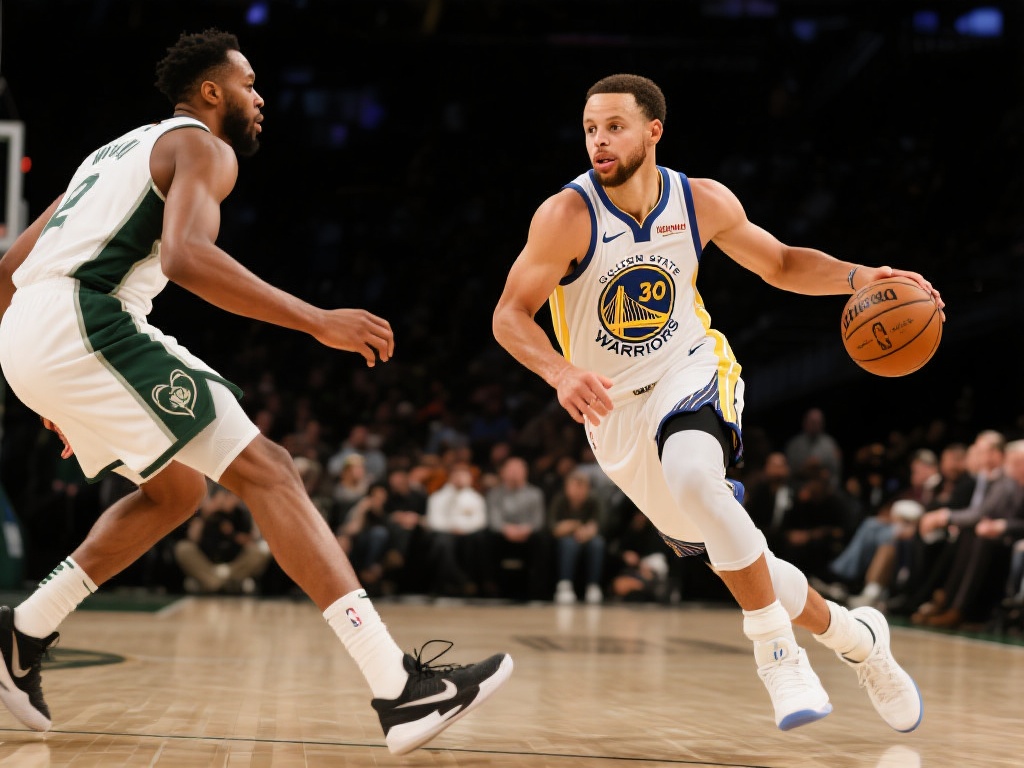 库里作为NBA的最佳射手之一，以无球跑动