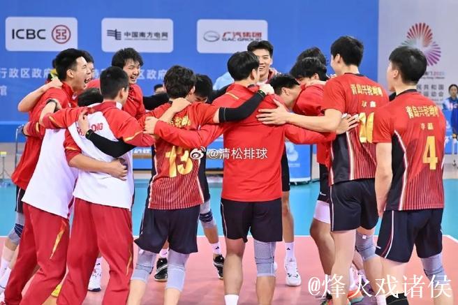 山东男排3-0完胜福建队 荣膺十五运会成年组冠军